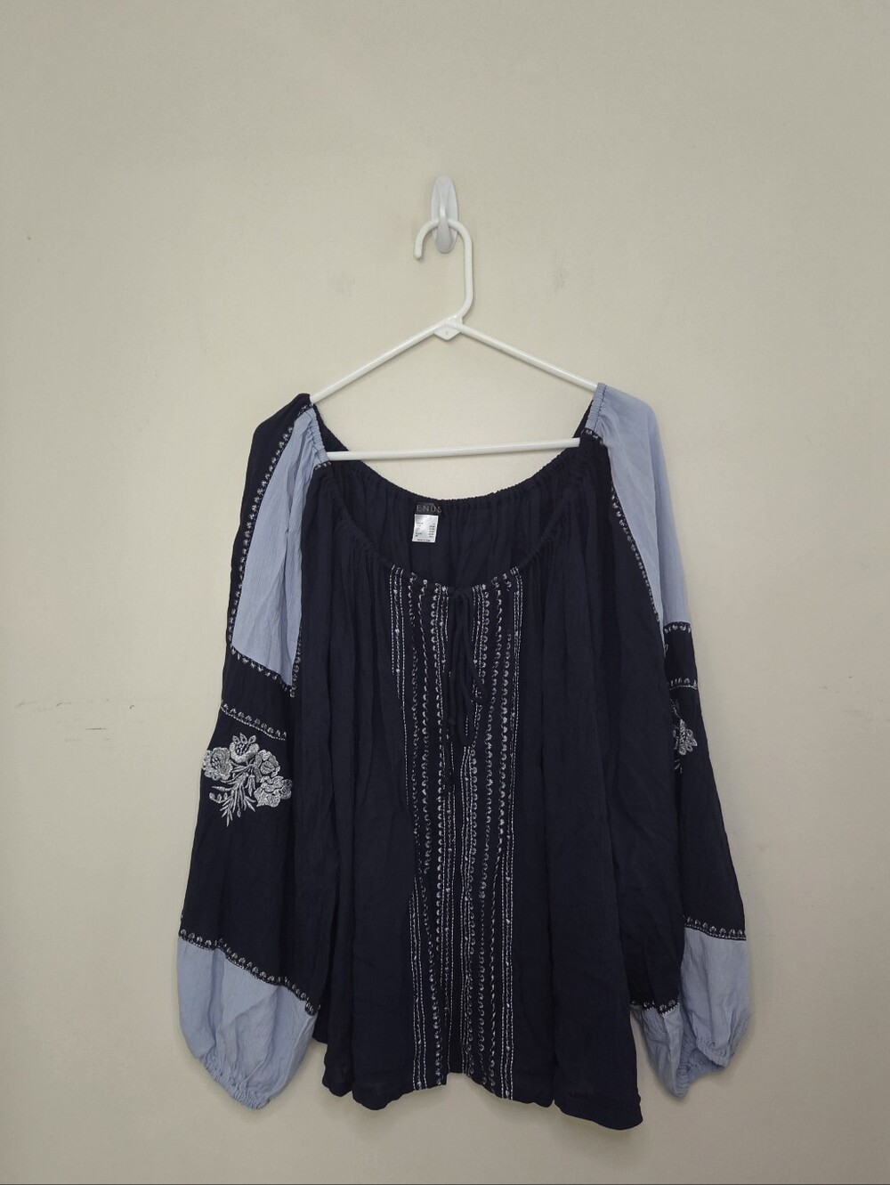 Women's Venus Long Sleeve Boho Top Sz 1X